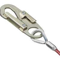 SA-5500-4 Shock Absorbing Lanyard, 4', Snap Hook Center, Snap Hook Leg Ends, Galvanized Steel Oxymax Inc