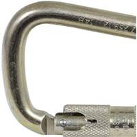 CP-03015-1 Zinc Plated Carabiner with 1" Gate Opening, Steel Oxymax Inc