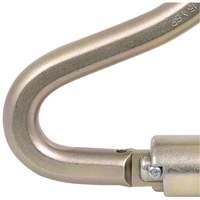CP-04011-1 Zinc Plated Carabiner with 2" Gate Opening, Steel Oxymax Inc
