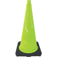 C&ocirc;ne de signalisation de premi&egrave;re qualit&eacute;, 18", Vert lime Oxymax Inc