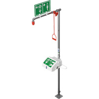 Douche combin&eacute;e avec cuvette ferm&eacute;e en ABS et entr&eacute;e inf&eacute;rieure, Socle Oxymax Inc