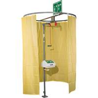 Pipe Mounted Safety Shower Modesty Curtain Oxymax Inc