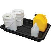 Spill Tray, 24" L x 36" W x 4.5" H, 18 US gal. Spill Capacity Oxymax Inc