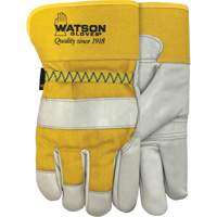 94003i Leather Combo Lined Gloves, Large, Grain Cowhide Palm, Fleece Inner Lining Oxymax Inc