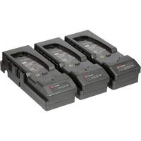 Emballage de chargeur de pile &agrave; trois postes Versaflo  pour APR motoris&eacute; TR-300+ Oxymax Inc