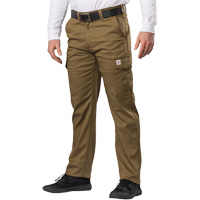 Big Flex Cargo Pants, Poly-Cotton/Spandex, Military Olive Green, Size 28, 30 Inseam Oxymax Inc