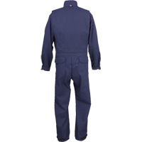 Westex UltraSoft&reg; Welder's Coverall - Regular, Size Small, Navy Blue Oxymax Inc