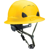 Fibre Metal Climbing Style Helmet with Full Brim, Meets CSA Type 2, Ratchet Suspension, Vented Oxymax Inc