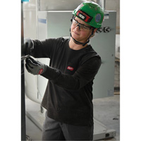 T-shirt &agrave; manches longues avec poches GRIDIRON, Femmes, T-petit, Bleu Oxymax Inc