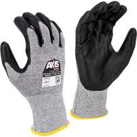 Gants de travail r&eacute;sistants &agrave; la coupe, compatibles avec &eacute;crans tactiles RWG566 AXIS, Taille T-petit, Calibre 18, Rev&ecirc;tement Polyur&eacute;thane, Enveloppe en Acier inoxydable/PEHP, ASTM ANSI niveau A5/EN 388 niveau E Oxymax Inc