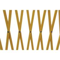 Expandable Barrier, 84" H x 20' L, Yellow Oxymax Inc