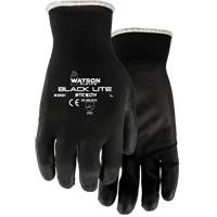 391 Stealth Black Lite Gloves, X-Small, Polyurethane Coating, Polyester Shell Oxymax Inc