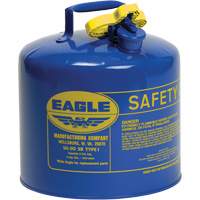 Bidon de s&eacute;curit&eacute; pour le k&eacute;ros&egrave;ne, Type I, Acier galvanis&eacute;, 5 gal. US, Bleu, Homologu&eacute; FM/List&eacute; UL/ULC Oxymax Inc