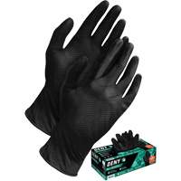 Deny&reg; Disposable Gloves, Small, Nitrile, 6-mil, Powder-Free, Black Oxymax Inc