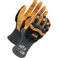 Cut-X&reg; Cut-Resistant Touchscreen Impact Gloves, 6, Foam Nitrile Palm, Elastic Cuff Oxymax Inc