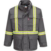Parka dhiver isol&eacute;e 88/12 Bizflame, Gris, Petit Oxymax Inc