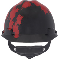 Casque sp&eacute;cialis&eacute; V-Gard, Suspension Rochet, Noir/Rouge Oxymax Inc
