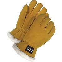 Driver's Gloves, Medium, Split Deerskin Palm, Sherpa Inner Lining Oxymax Inc