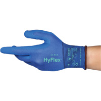 HyFlex&reg; 11-814 Gloves, Size 5/2X-Small, 18 Gauge, Foam Nitrile Coated, Nylon/Spandex Shell, ASTM ANSI Level A1/EN 388 Level 1/EN 388 Level A Oxymax Inc