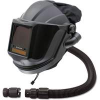 Masque respiratoire &agrave; adduction d'air et masque de soudage &agrave; visi&egrave;re relevable avec lentille ADF et valve de contr&ocirc;le MAXSHIELD, Universel, Pi&egrave;ce faciale Oxymax Inc