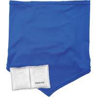 Chill-Its 6482 Cooling Neck Gaiter Bandana with Rechargeable Phase Change Packs, Small/Medium, Blue Oxymax Inc