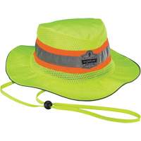 Chapeau de soleil de garde forestier GloWear 8935, petit/moyen, Jaune lime haute visibilit&eacute;, Polyester Oxymax Inc