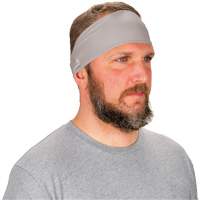 Chill-Its 6634 Performance Knit Cooling Headband, Grey Oxymax Inc