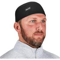 Chill-Its 6630 High-Performance Skull Cap with Terry Cloth Sweatband, Black Oxymax Inc