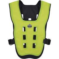 Chill-Its 6685 Dry Evaporative Cooling Vest with Zipper Closure, X-Small, High Visibility Lime-Yellow Oxymax Inc