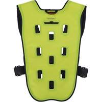 Chill-Its 6685 Dry Evaporative Cooling Vest with Zipper Closure, X-Small, High Visibility Lime-Yellow Oxymax Inc