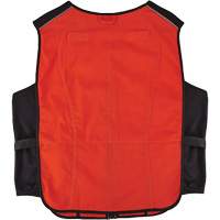 Chill-Its 6260 Lightweight Phase Change Cooling Vest with Rechargeable Packs, Small/Medium, Orange Oxymax Inc