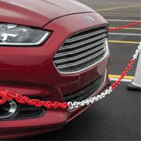 Chaîne de barri&egrave;re en plastique &agrave; deux couleurs, Vert/Blanc Oxymax Inc