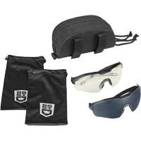 MY6 Safety Glasse Eyeshield Kit, Clear/Smoke Lens, Anti-Fog/Anti-Scratch, ANSI Z87+ Oxymax Inc