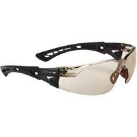Lunettes de s&eacute;curit&eacute; Rush + BSSI, Lentille Brun/Cuivre, Antibu&eacute;e/Anti-&eacute;gratignures, ANSI Z87+ Oxymax Inc
