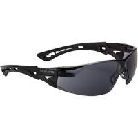 Lunettes de s&eacute;curit&eacute; Rush + Petit BSSI, Lentille Fum&eacute;e/Gris, Antibu&eacute;e/Anti-&eacute;gratignures, ANSI Z87+ Oxymax Inc