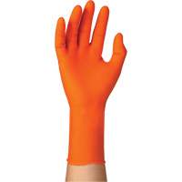Gants jetables TOUCHNTUFF 93-800, 6,5/7, Latex/N&eacute;opr&egrave;ne/Nitrile, 23,6-mils, Sans poudre, Orange Oxymax Inc