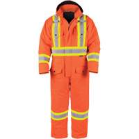High-Visibility Lined Canvas Overalls, Small, High Visibility Orange Oxymax Inc