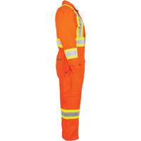 High-Visibility Lined Canvas Overalls, Small, High Visibility Orange Oxymax Inc