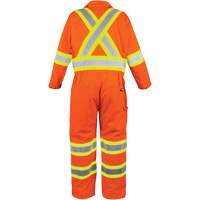High-Visibility Unlined Coveralls, Small, High Visibility Orange Oxymax Inc