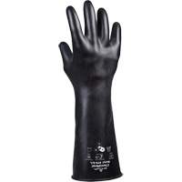 879 Acid-Resistant Gloves, Size Medium/8, 14" L, Butyl Rubber, 28-mil Oxymax Inc