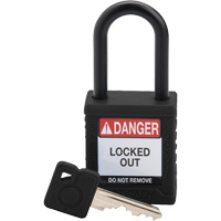 Cadenas de s&eacute;curit&eacute; Velocity, Cadenas de s&eacute;curit&eacute;, Cl&eacute;s diff&eacute;rentes, Nylon, Largeur de 1-1/2" Oxymax Inc