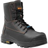 Metpro Flex Work Boots with Metguard, Leather, Size 4, Impermeable Oxymax Inc