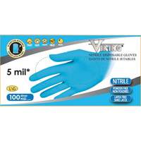 Gants jetables 34600, Petit, Nitrile, 5 mils, Sans poudre, Bleu Oxymax Inc