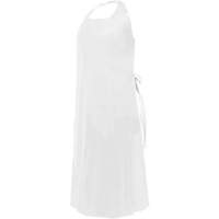 Tablier CoverMe avec encolure d&eacute;coup&eacute;e, Polyur&eacute;thane, 45" lo x 35" la, Blanc Oxymax Inc