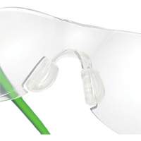 Adapt Lite Grey/Green Safety Glasses, Clear Lens, Anti-Fog/Anti-Scratch, ANSI Z87+/Meets/Exceeds CSA Z94.3 Oxymax Inc