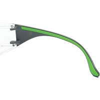 Adapt Lite Grey/Green Safety Glasses, Clear Lens, Anti-Fog/Anti-Scratch, ANSI Z87+/Meets/Exceeds CSA Z94.3 Oxymax Inc