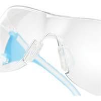 Adapt Lite Blue/White Safety Glasses, Clear Lens, Anti-Fog/Anti-Scratch, ANSI Z87+/Meets/Exceeds CSA Z94.3 Oxymax Inc