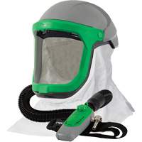 Respirateur Z-Link avec cape &agrave; l'&eacute;paule Tychem 4000 & C40, Respirateur &agrave; masque/Masque de soudage Oxymax Inc