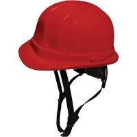 Casque de s&eacute;curit&eacute; de style casquette LIDGUARD avec mentonni&egrave;re, R&eacute;pond aux normes CSA type 1/CSA type 2, Suspension Rochet, Ventil&eacute; Oxymax Inc