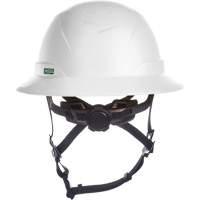 V-Gard H2&reg; Full Brim Safety Helmet, Ratchet Suspension, Non-Vented Oxymax Inc